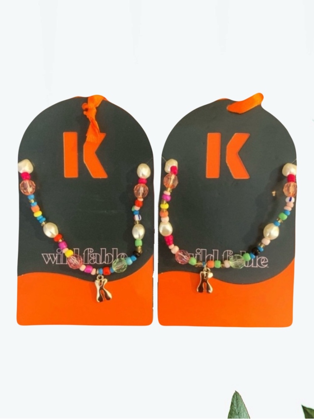 5/$40 Initial ‘K’ Necklace 2-PC